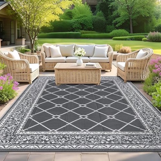 Waterdicht buitenkleed tuinkleed, Antislip met siliconendeeltjes aan de onderkant, wasbaar buitenkleed for terras, tuin, eenvoudig te reinigen(Blue,40 * 60cm Waterdicht buitenkleed tuinkleed, Antislip met siliconendeeltjes aan de onderkant, wasbaar buitenkleed for terras, tuin, eenvoudig te reinigen(Blue,40 * 60cm