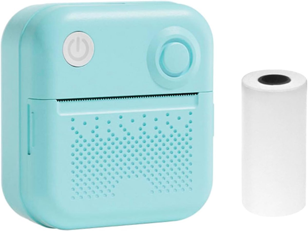 Mini Pocket Printer Draagbare Thermische Instant Foto Afdrukken Label Maker Machine BT Draadloos Verbinden Compatibel met Android of iOS APP Ondersteuning Ontvangstlabel Memo Sticker Notities Lijsten