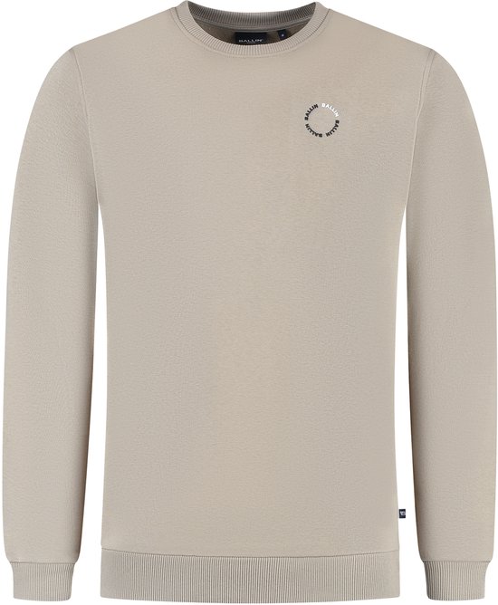 Ballin Amsterdam - Sweats coupe régulière pour hommes Crewneck LS - Taupe - Taille L