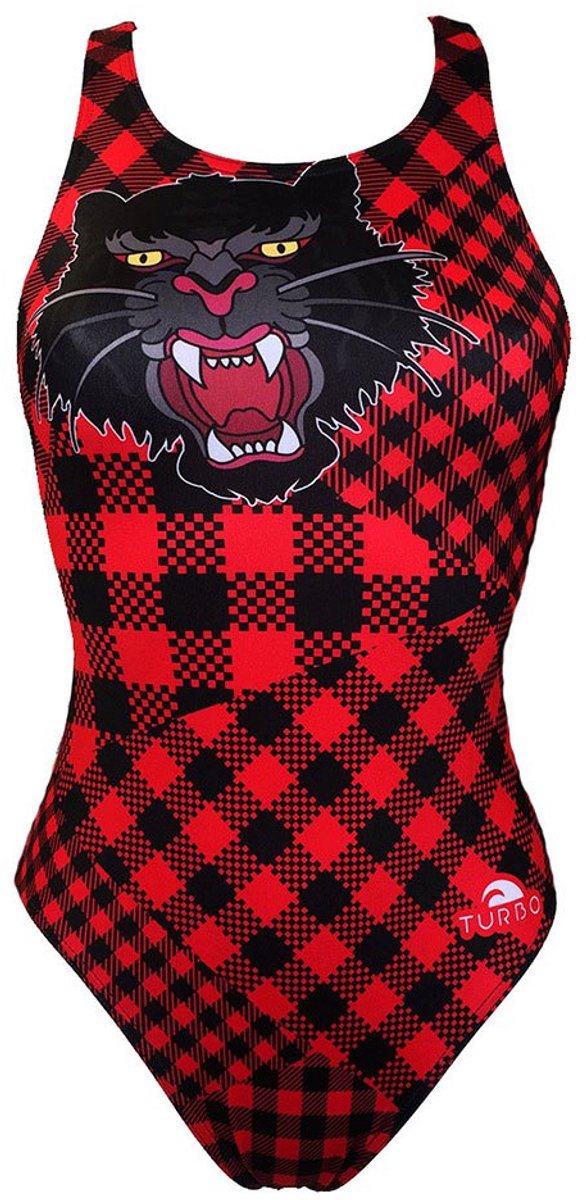 Turbo Red Tiger Zwemkleding Rood,Zwart S Vrouw