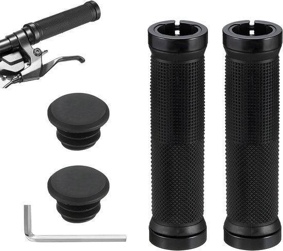 Handvatten Voor Fietssturen Antislip Rubber Handvatten Met Aluminium 