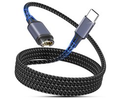 USB C Oplaadkabel voor Garmin Horloges - Fenix 8/8 Solar/7S/7X/E/6 - Forerunner 945/955/965/265/55 - Tactix - Vivoactive 4S/5 - Venu 2S/3S/SQ - Epix Pro 2 - Instinct 2X