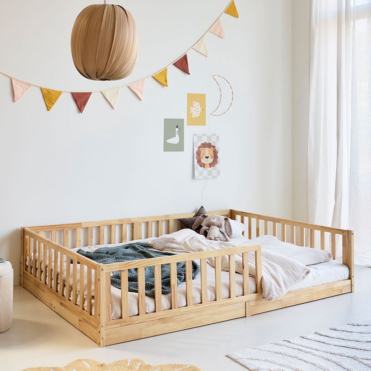 Petite Amélie Montessori vloerbed Nid Naturel - Nid