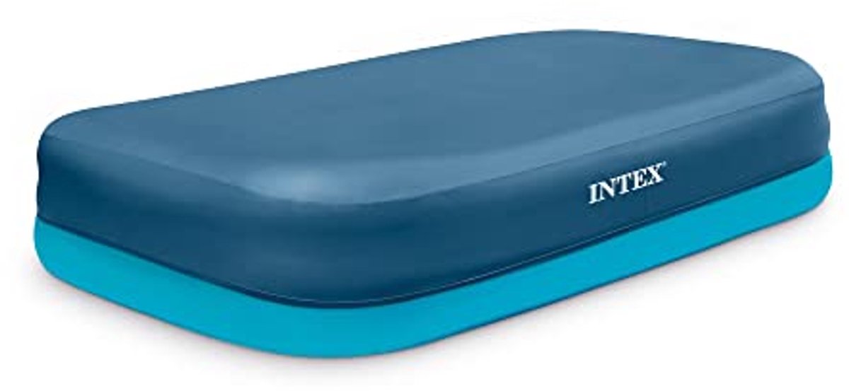 Zwembadafdekking Rechthoekig - Poolhoes - Zwembad Beschermen - Met Trekkoord - Tot 305 cm - Blauw