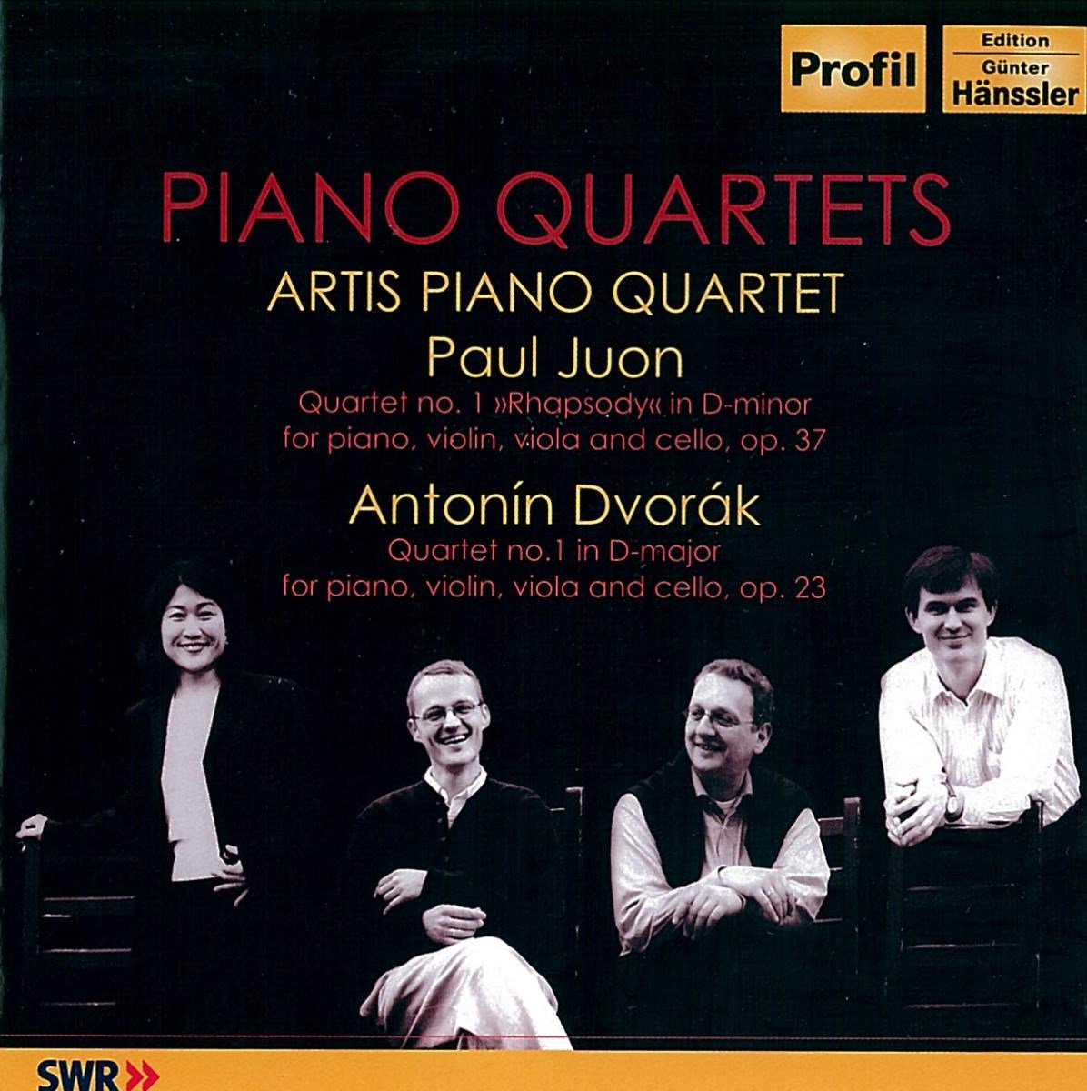 Artis Piano Quartet - Juon, Dvořák: Piano Quartet No. 1 (CD)