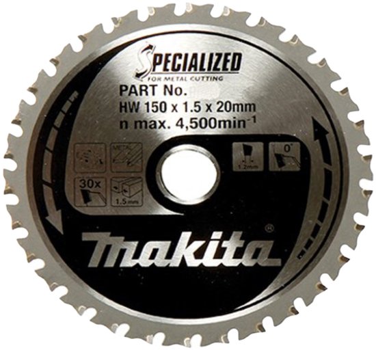 Makita B-47151 Scie b acier 150x20x1,5 32T 0g