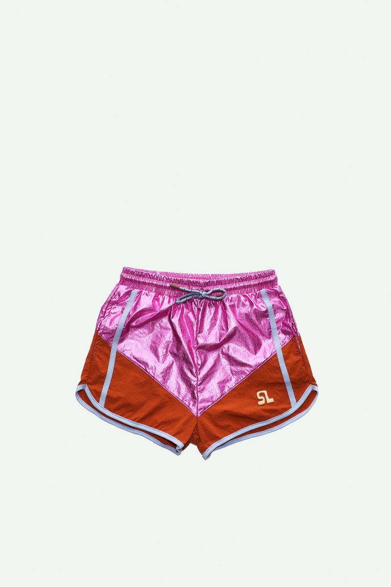 Sticky Lemon - shorts - beter samen - glanzend magenta