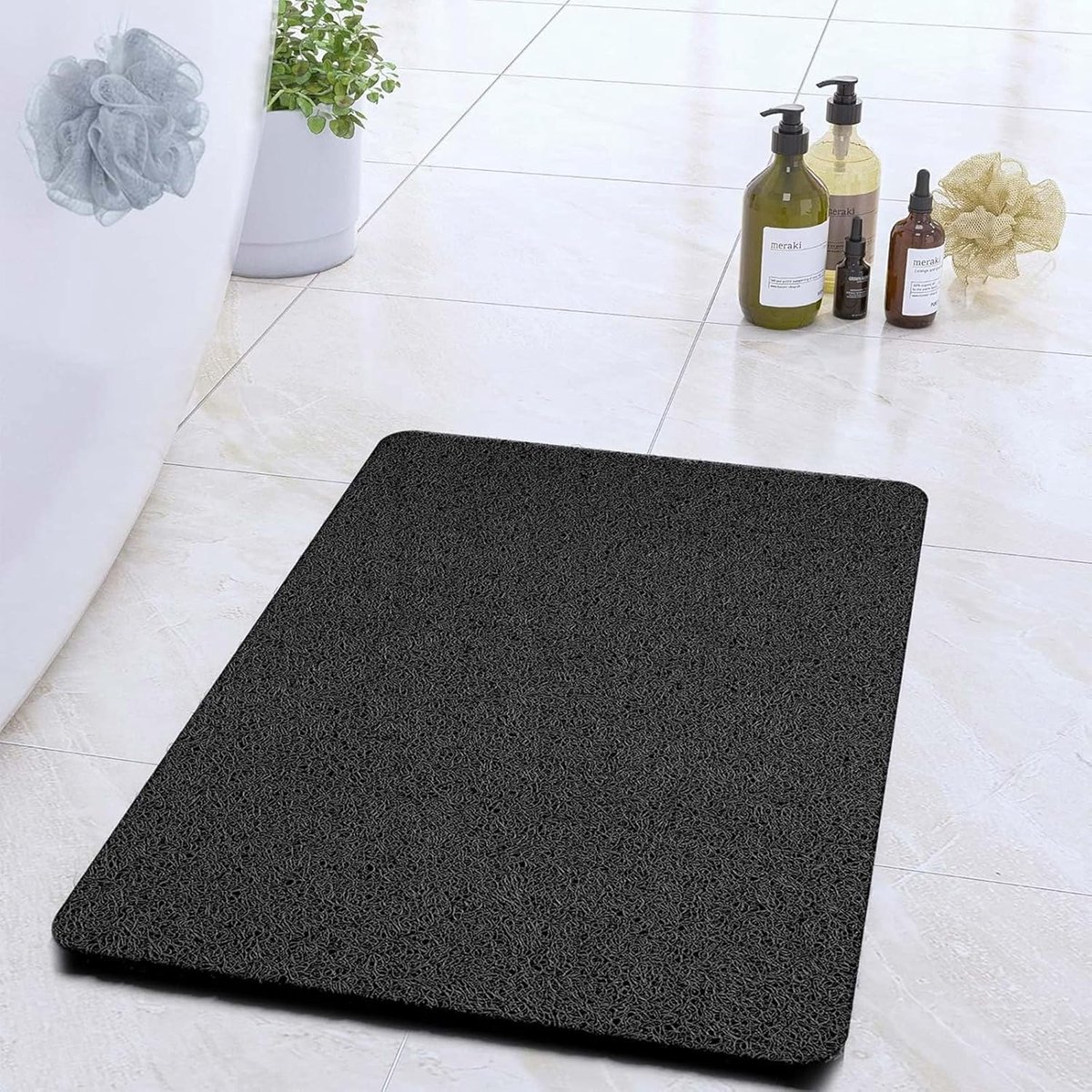 Antislip Douchemat 60x60 cm met Afvoer - Sneldrogend en Comfortabel