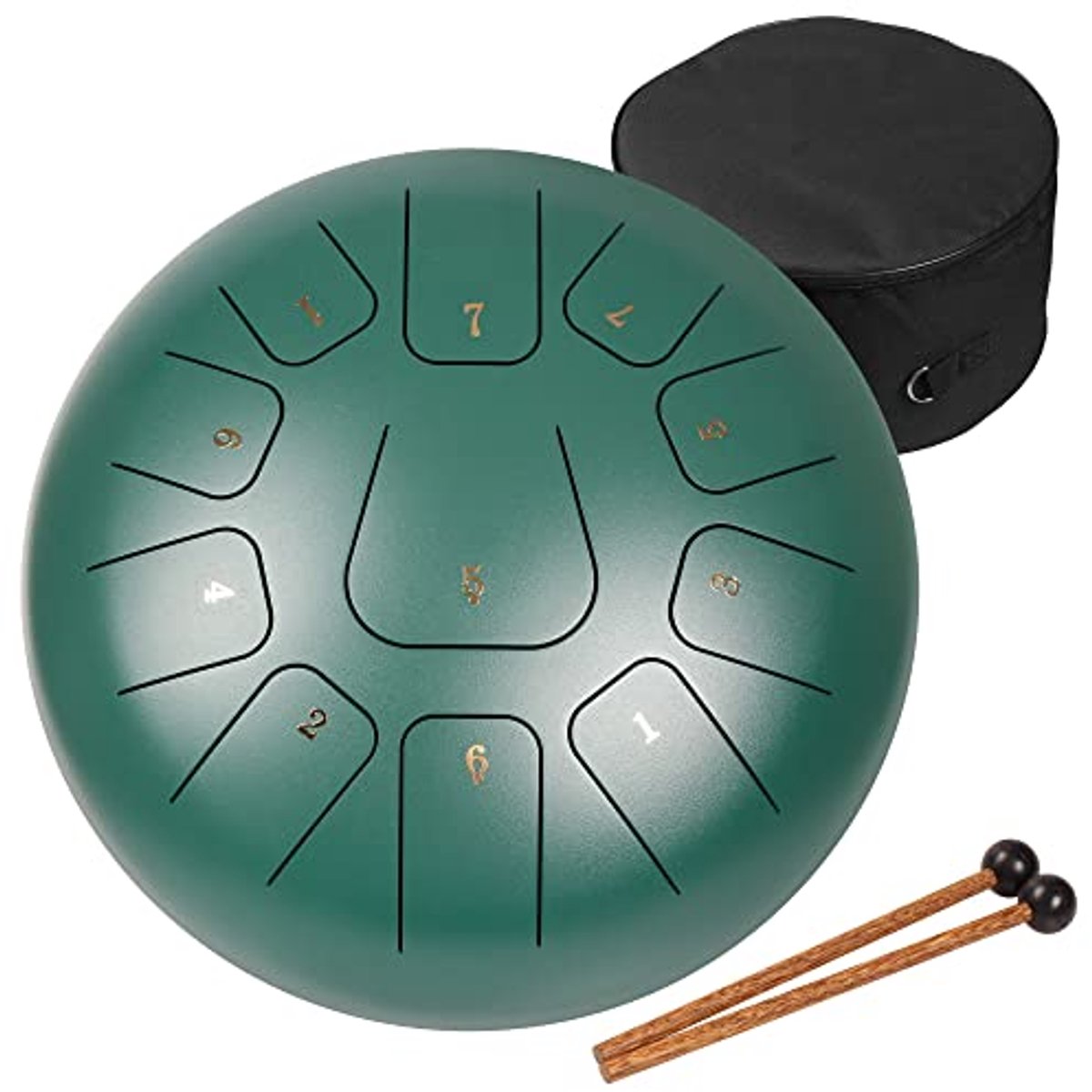 10 Inch Staal Tong Drum C Sleutel 11 Noten - Hand Pan Drum voor Percussie en Yoga