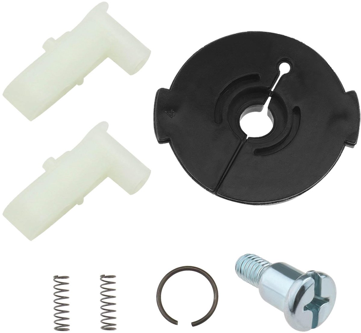 7pcs Recoil Starter Pawl Kit Compatible with B&S 5HP & 6HP Models 281503 281505 692299 492333 with Spring Ring Holders Friction Plate