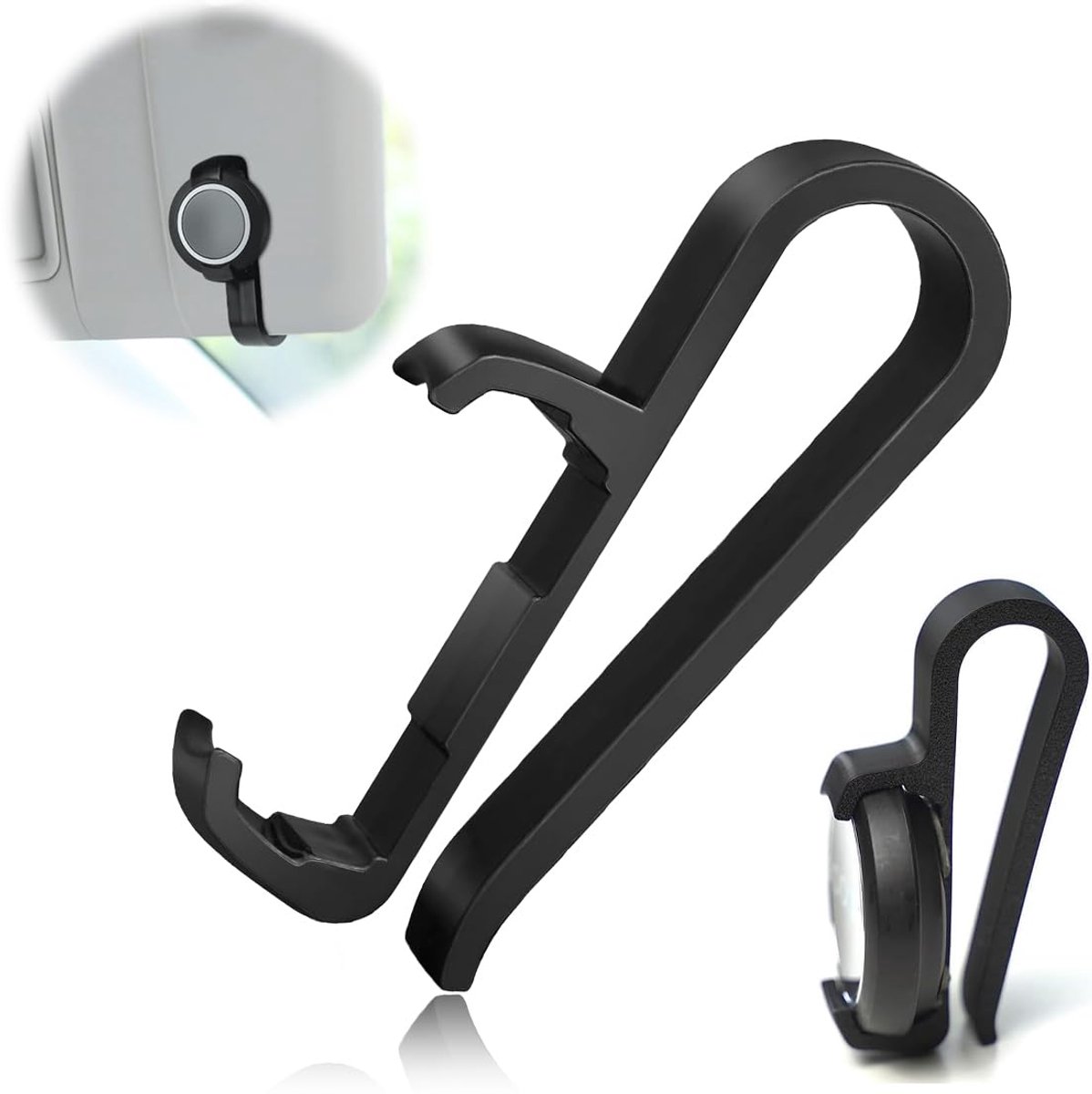 0oono N0 2 Sun Visor Holder Practical Car Accessories Driving Assistant Clip
