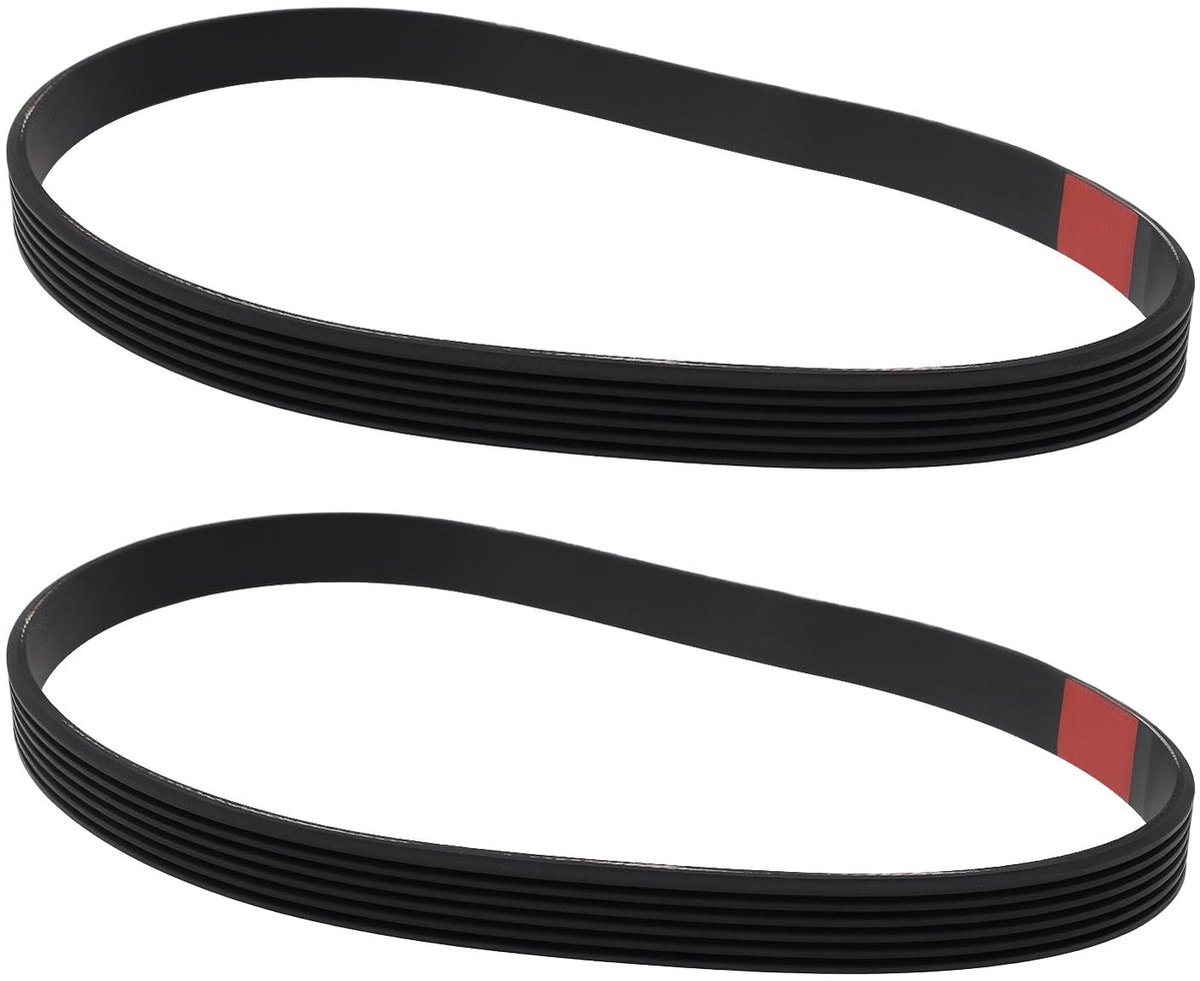 2pcs Lathe Drive Belt 50cm x 0.6cm 6-Rib Compatible with AMMCO 4000 Brake Lathe, OE 940141 40141