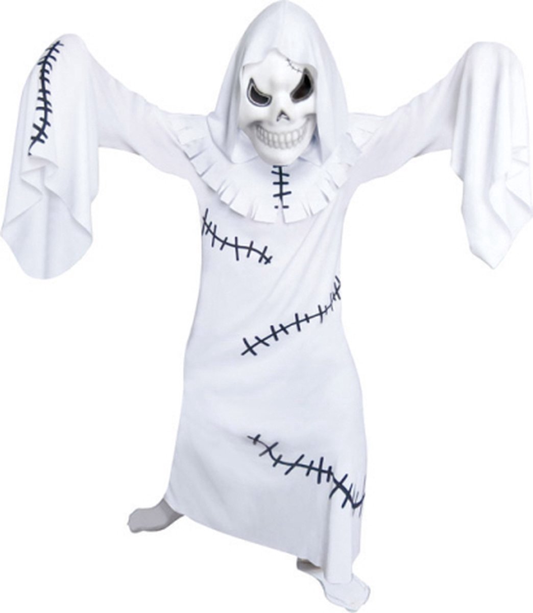 Amscan Kostuum Spook Junior Polyester Wit Mt 6-8 Jaar