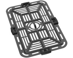 Instant Vortex Dual 8L Grill Tray - Origineel vervangend accessoire - Perfecte pasvorm voor Dual Basket Airfryer 7,6L - Verhoogd ontwerp voor 360° luchtcirculatie - Duurzame hittebestendige constructie - Antiaanbaklaag - Vaatwasserbestendig