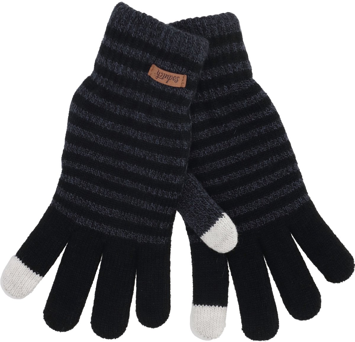 Sodutch Winter Essentials Handschoenen L - Touchscreen Functie - Waterafstotend - Warm - Zwart