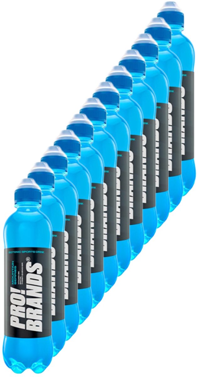 Pro!Brands | Isotonic Sports Drink | Mountain Wild Berries 500ml |12 Stuks | 12 x 500 ml