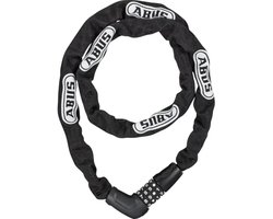 ABUS Kettingslot met cijfercode - 5 mm staal - Beschermhoes - Zwart - 110 cm