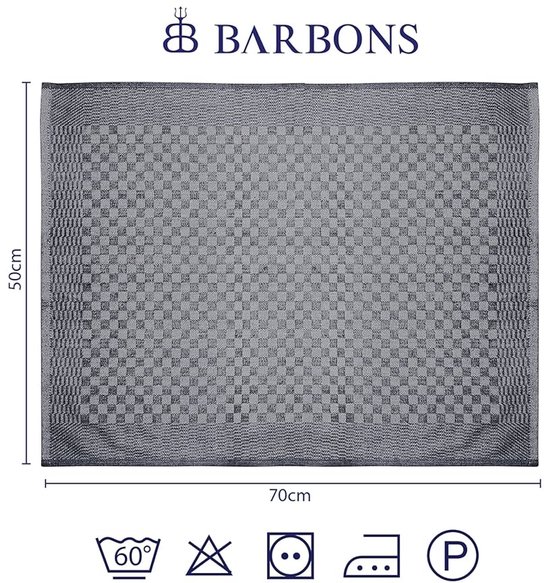 Gözze Tappeto Da Bagno In Microfibra 50x70 Cm - Blu Scuro, Lavabile, Adatto A Pavimento Riscaldato