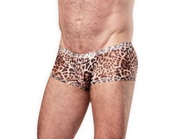 Amorable - Transparante Luipaard Heren Short - Panterprint M/L