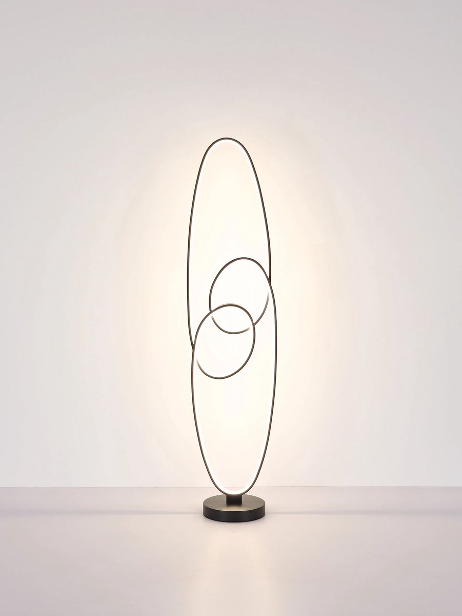 Globo - tafellamp - SPIRA - zwart - metaal - LED - 67177-36S
