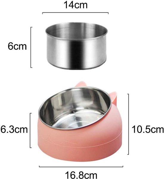 Niet-opvouwbare Wandgemonteerde Hondenkommen Voor Middelgrote Honden Comfortabele Eetervaring 4 Pack Zwart