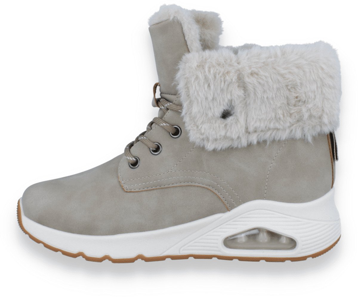 Double Heart Dames Bottine | Beige | Maat: 38