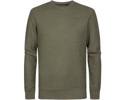 Petrol Industries - Heren Comfortabele Sweater Laramie - Groen - Maat XL