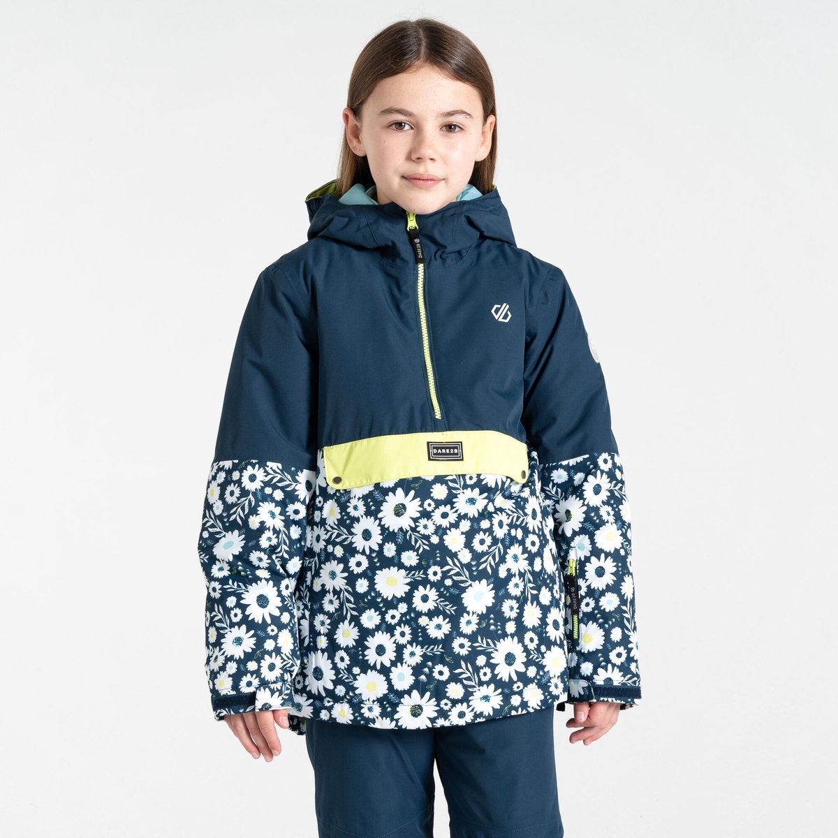 De Freehand ski-jas voor kinderen Blauw