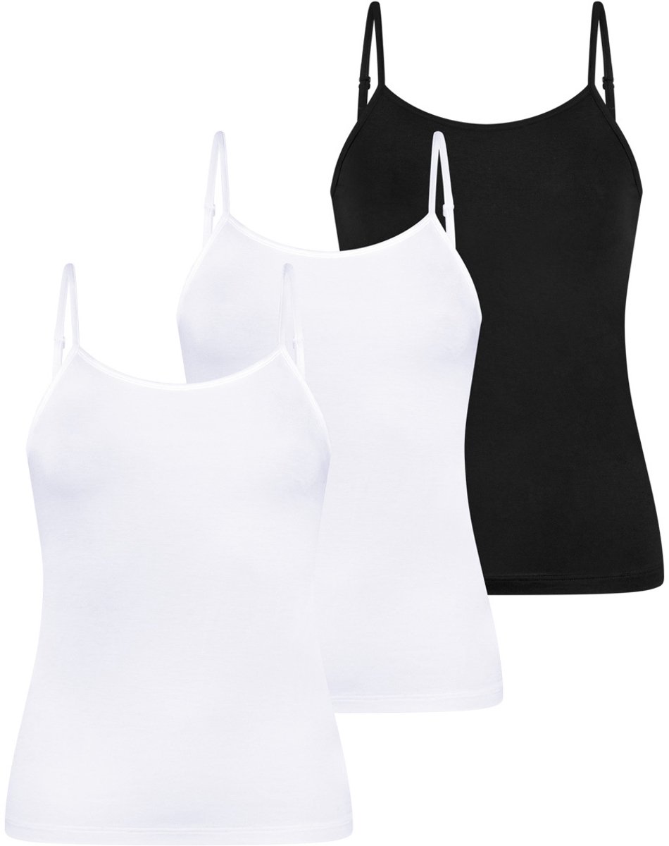 Mey Dames spaghettitop 3 pack Modal Pure