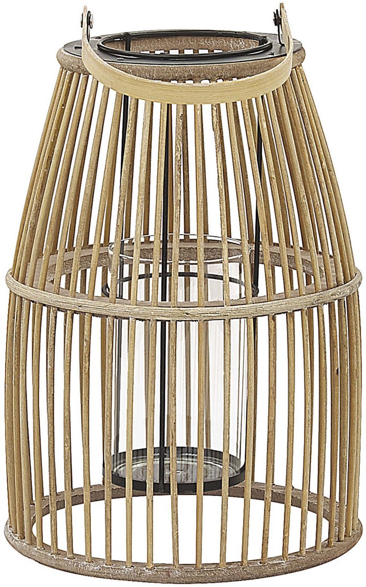 HOSTE - Lantaarn - Beige - Bamboehout