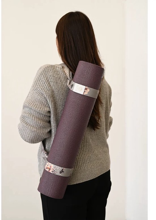 Love Generation - Yogamat Draagriem - Vintage Flowers van Love Generation — afbeelding 2