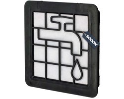 SQOON® Motorfilter Geschikt voor Philips 2000-serie – Model XV1220/01 – Wasbaar – 14,5 x 14,5 cm