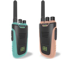 KIDYWOLF KIDYTALK Walkietalkies voor Kinderen - Set van 2 - Bereik tot 6 km