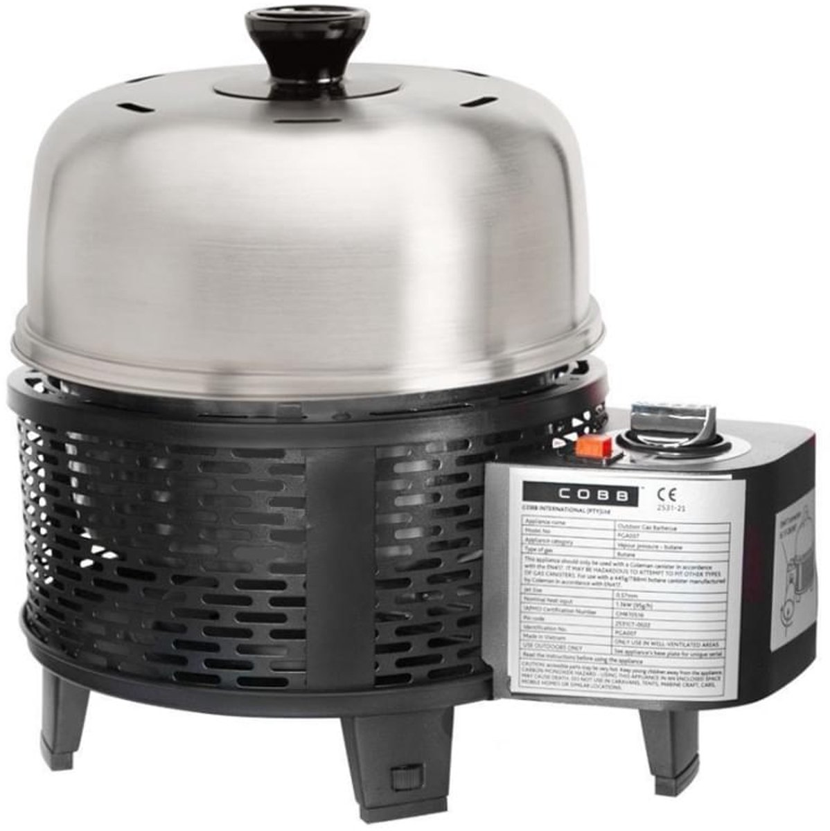 Cobb Pro - Tafel Gasbarbecue - Zwart - rond
