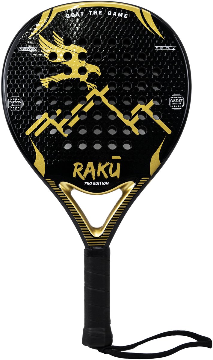 Raku Eagle Pro Series padel racket carbon thumbnail 2