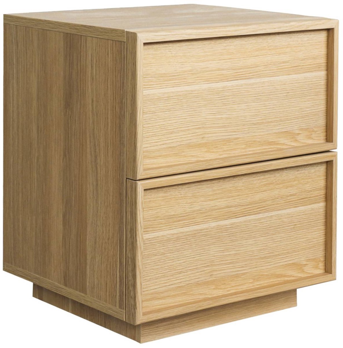 sweeek Nachtkastje houtlook 2 lades - kuba naturel