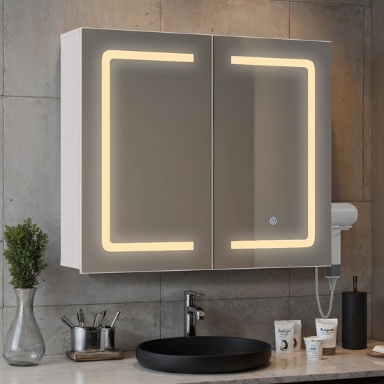 Schildmeyer Basic 146428 Mirror Cabinet, Anthracite, 50 x 70.5 x 16 cm