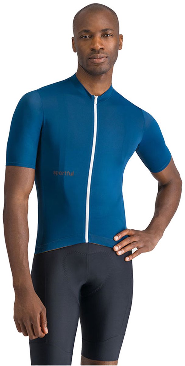 Sportful Classic Korte Mouw Wielertrui Blauw 3XL Man
