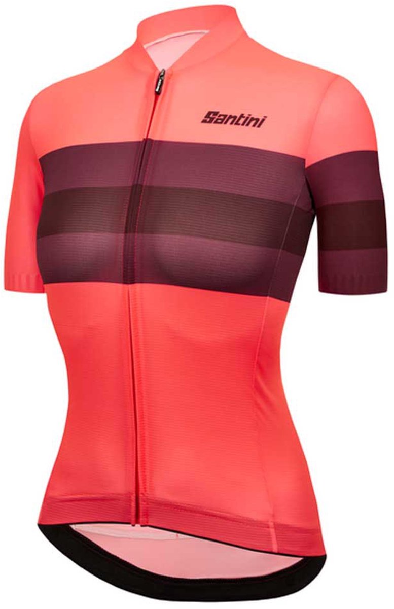 Santini Eco Sleek Bengal Korte Mouw Wielertrui Oranje 2XL Vrouw