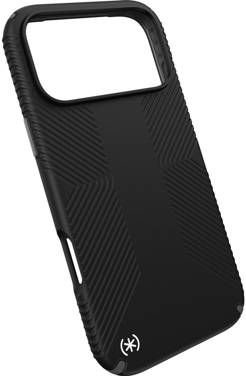 Speck hoesje geschikt voor Apple iPhone 17 Pro Max - Ultieme Bescherming en Grip - Luxe Soft-touch Afwerking - Valbescherming gecertificeerd tot 4 meter - Microban Antibacterieel - Presidio2 Grip lijn - Zwart