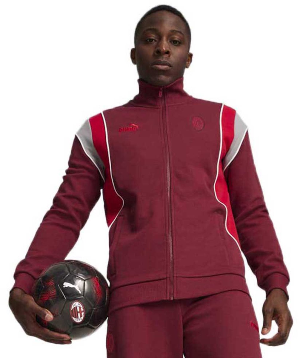 Puma Ac Milan Football Archive Track Jas Roze M Man,Vrouw