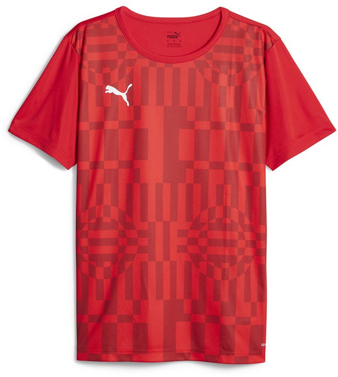 Puma Individual Rise Graph T-shirt Met Korte Mouwen Rood S Man,Vrouw