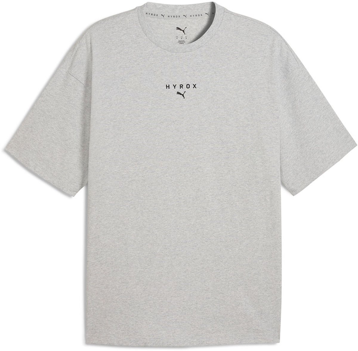Puma X Hyrox Lifestyle T-shirt Met Korte Mouwen Man Grijs