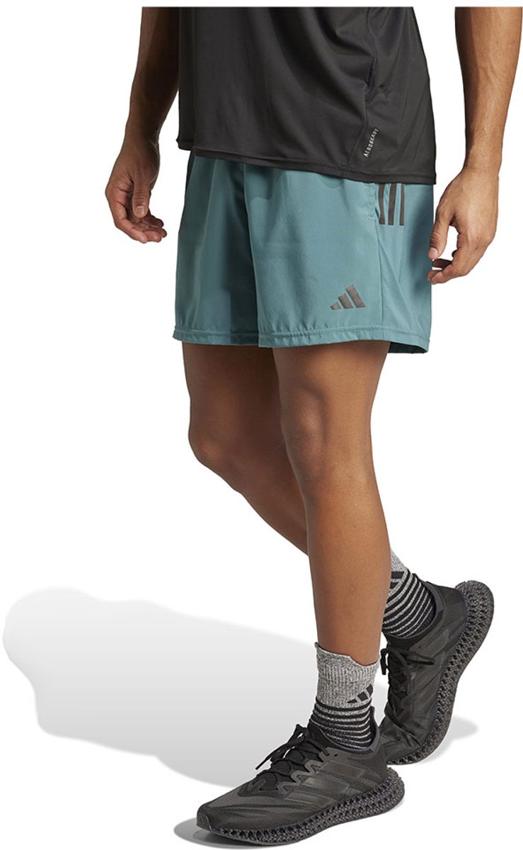 Adidas Own The Run 7´´ Korte Broek Man Turquoise