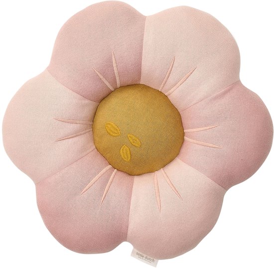 Coussin tricoté Little Dutch Fairy Garden - Bloem - Ø 40 cm