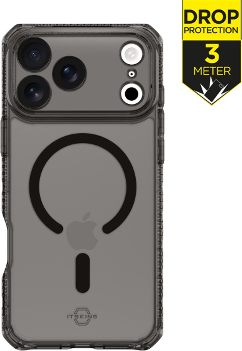 ITSKINS Level 2 HybridMagFrost_R for - Geschikt voor Apple iPhone 17 Pro Max - Black