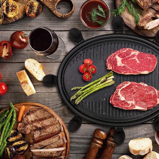 SCH® Gourmetstel 8 personen - Gourmetstellen - Gourmet - Zwart - ‎44cm x 34cm x 12cm — afbeelding 2