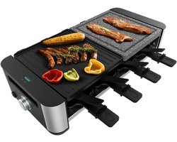SCH® Gourmetstel 8 personen - Gourmetstellen - Gourmet - Zwart - ‎50cm x 32cm x 12cm