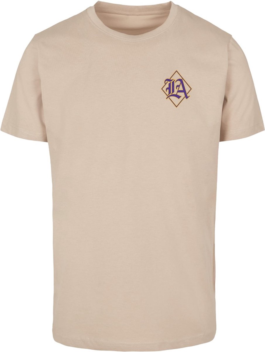 Mister Tee LA Cit- en print-T-shirt Creme