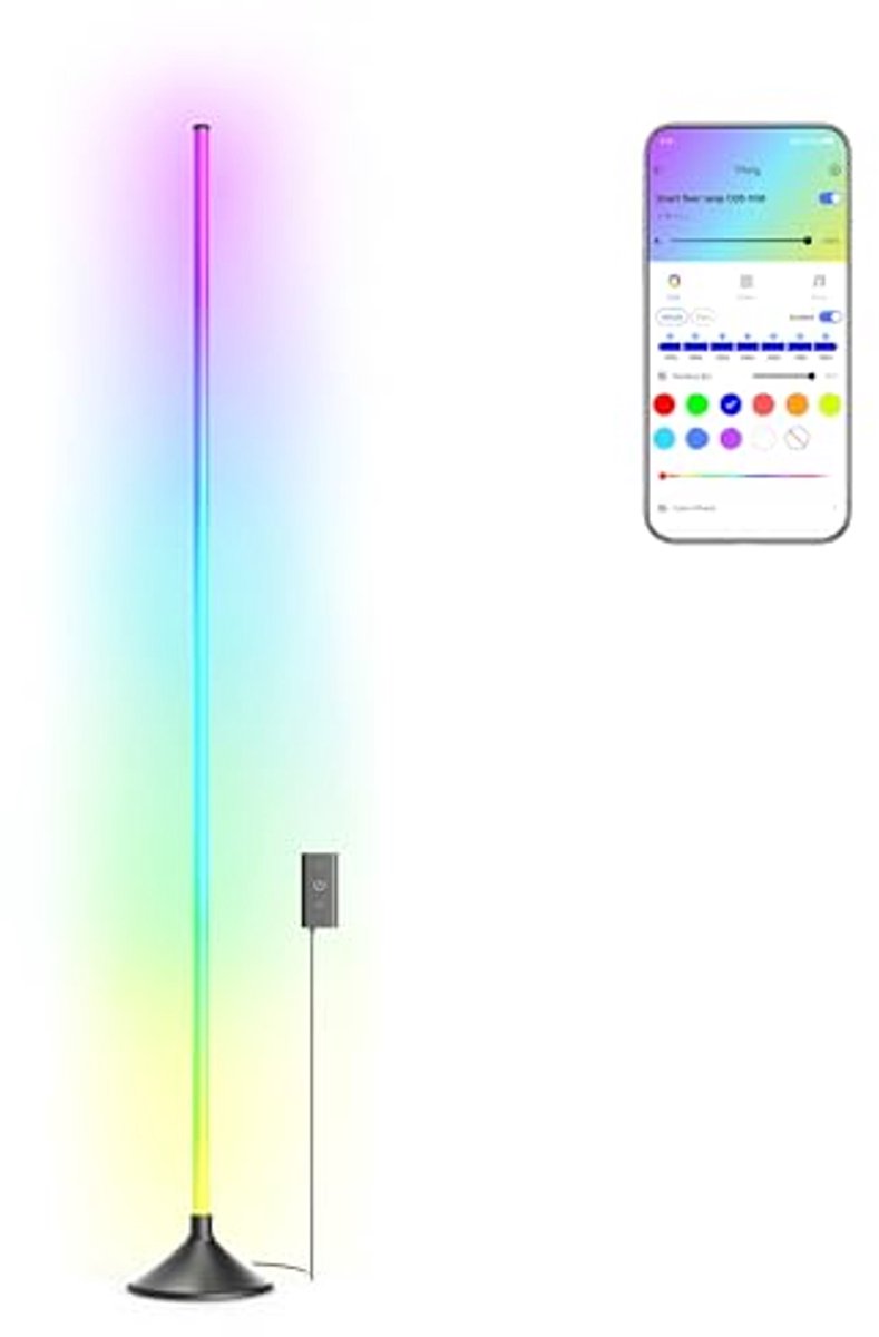 RGBIC LED Vloerlamp met App-Bediening en Smart Home Compatibiliteit